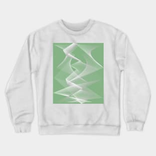 Object with green Crewneck Sweatshirt